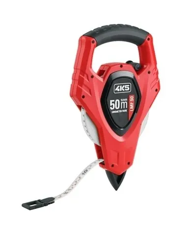 4K5 Landmeter LMF30 50 meter , glasvezel versterkt met beweegbare eindhaak