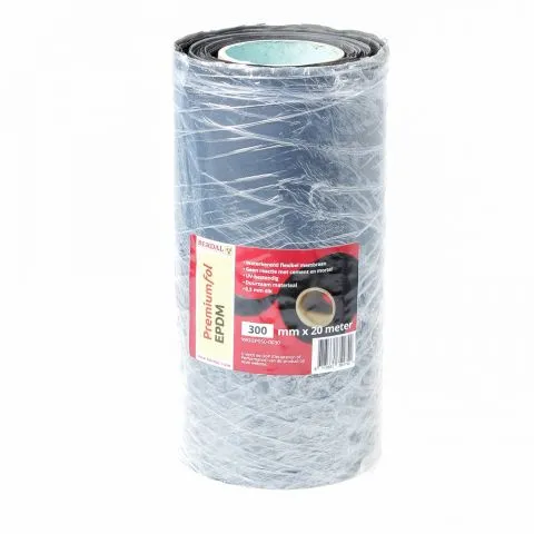 Berdal Epdm folie zwart uv bestendig 300mm x 0.5 x 20 meter