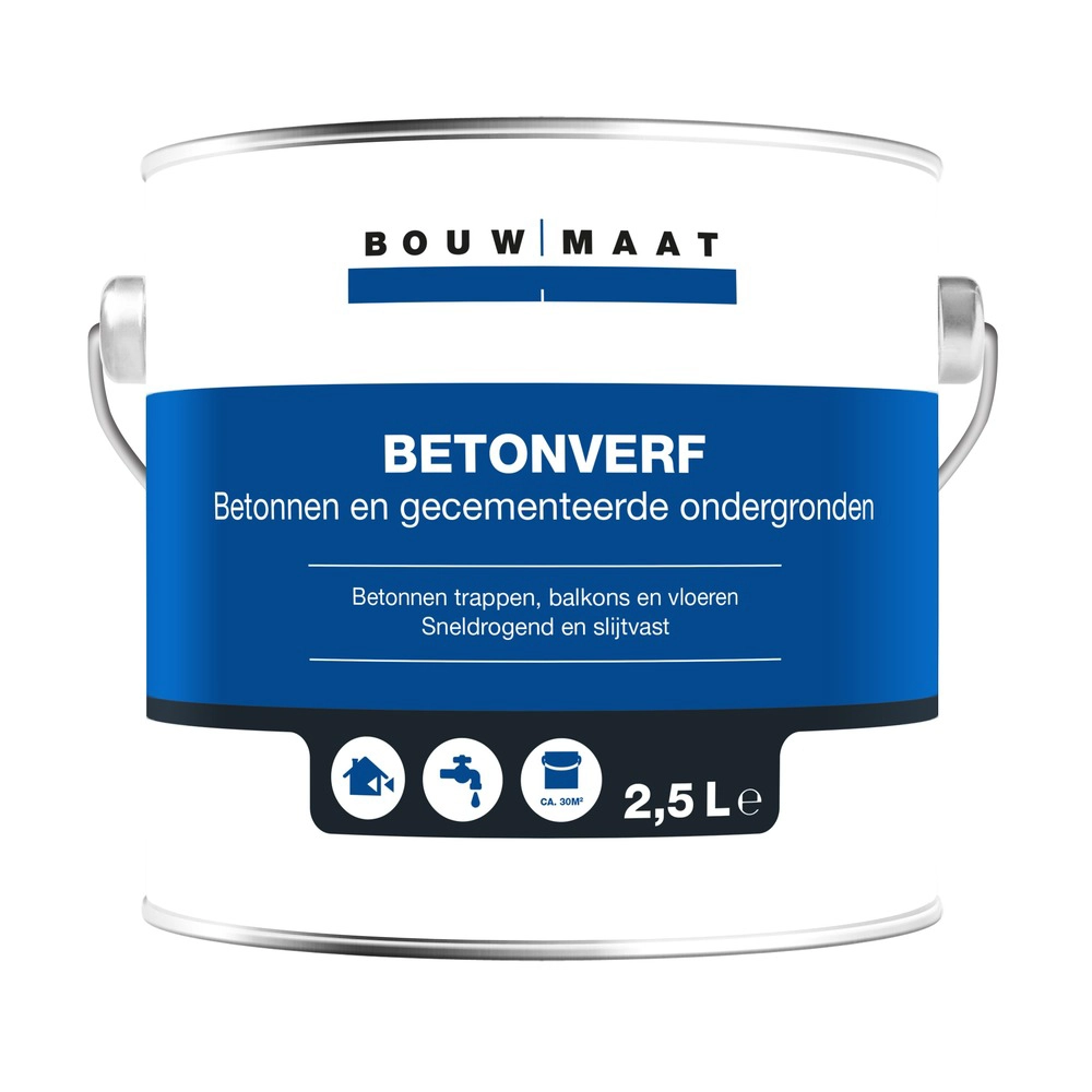 Bouwmaat Betonverf Grijs 2,5L