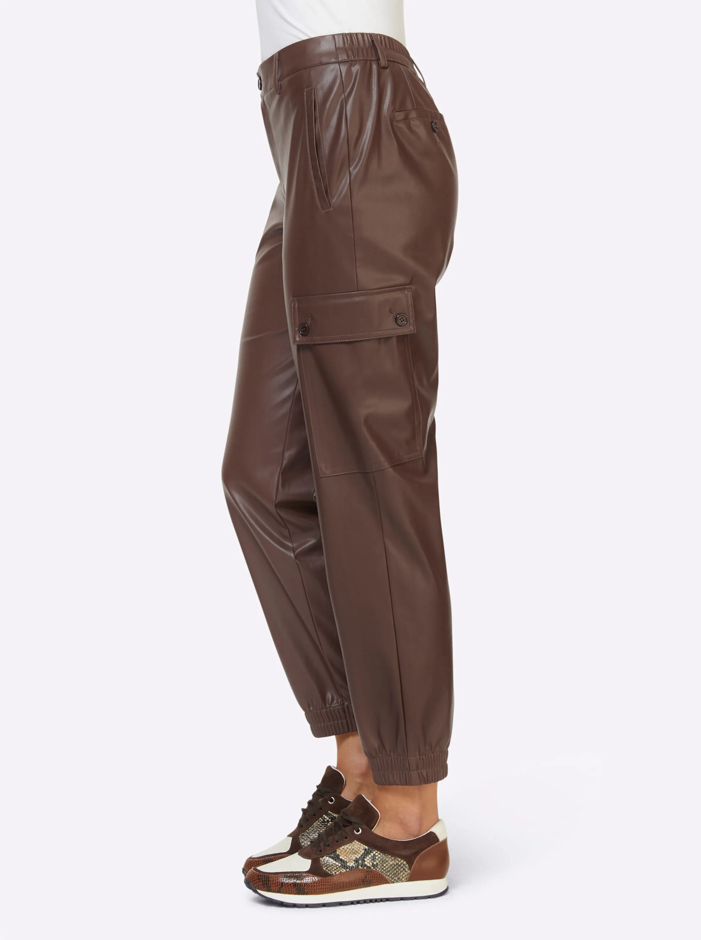 Broek van imitatieleer