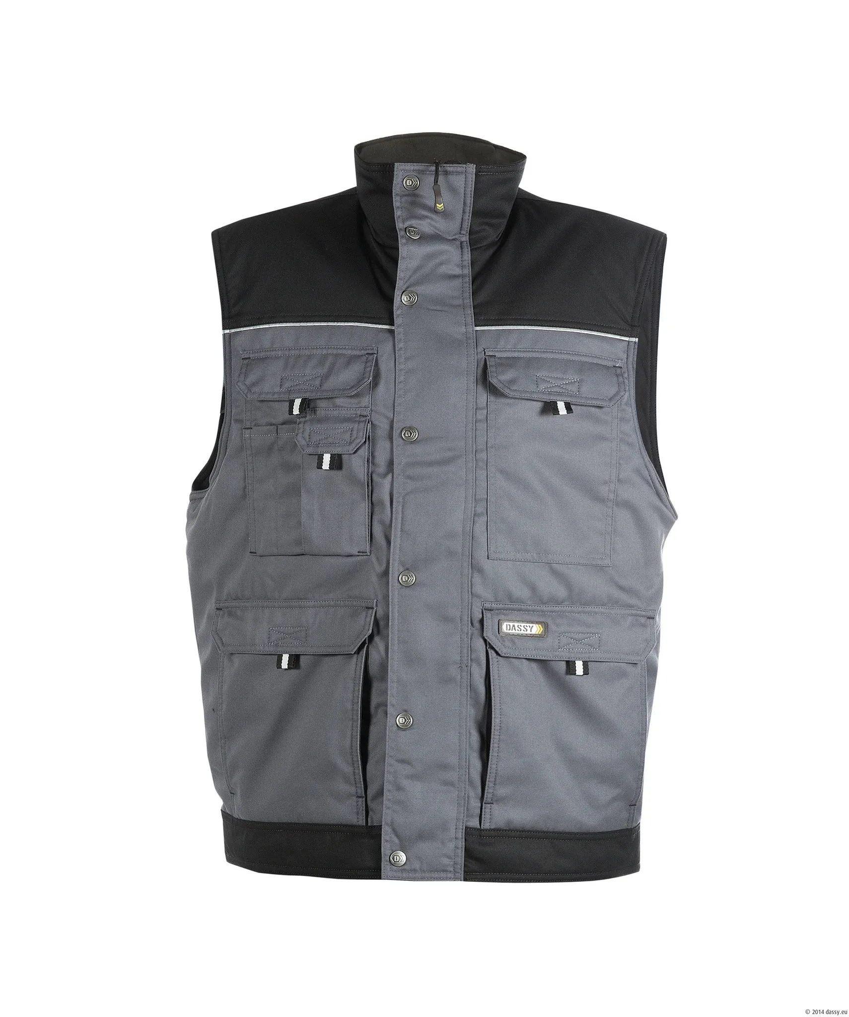 DASSY Bodywarmer Hulst tweekleurig Tweekleurige bodywarmer met gewatteerde voering