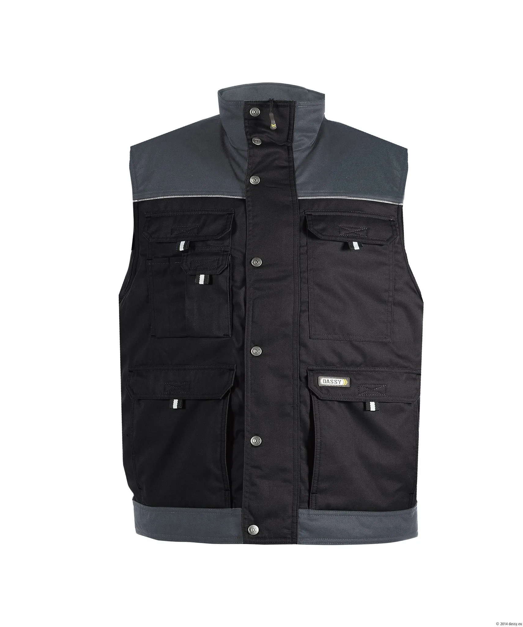 DASSY Bodywarmer Hulst tweekleurig Tweekleurige bodywarmer met gewatteerde voering