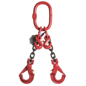 DELTALOCK GRADE 80 - 2-SPRONG 13 MM X 1 METER - VEILIGHEIDSHAAK EN INKORTHAAK - WLL GEBASEERD OP 0 - 45°