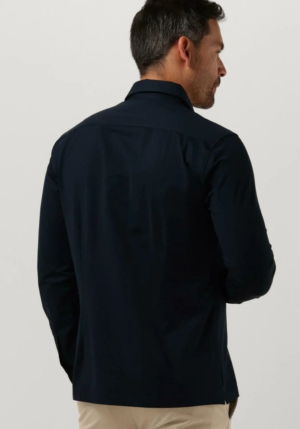 DONKERBLAUWE GENTI KLASSIEK OVERHEMD S70961175