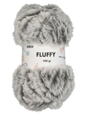 Fluffy breigaren – grijs