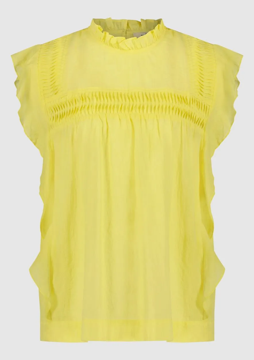 Girls Livana Blouse Spring Yellow
