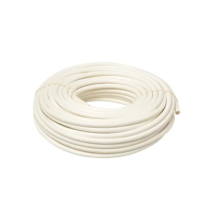 HEVU TOOLS SNOER ROND  2 X 0,75 MM²  20 METER  VMVL H03VVF  WIT