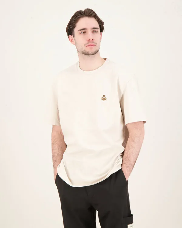 HUGO LOGO TSHIRT ECRU