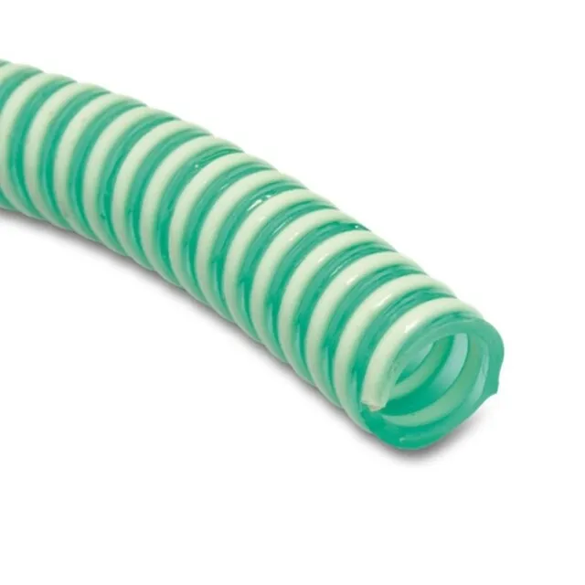 MEGA PROFEC ZUIGSLANG PVC 38 MM X 44,6 MM 6 BAR HELGROEN  50 METER