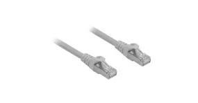 Sharkoon Patchkabel SFTP, RJ-45 met Cat.6a (Grijs, 0,25 meter, Halogeenvrij)