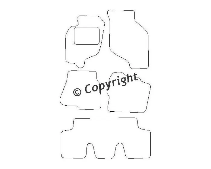 VELOURS MATTENSET MITSUBISHI SPACE WAGON 19911998