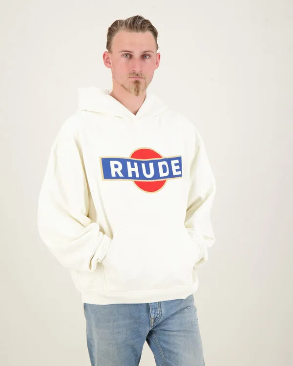 Vintage Racer Hoodie Offwhite